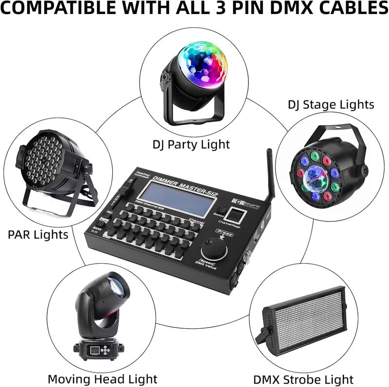 ygybeyond Wireless DMX Controller, DMX512 Controller,512Channel,Stage Lighting Equipment & Accessorie For Dj, Ktv, Large Concert, DMX Light Controller (512 channel DMX-512) - Image 4